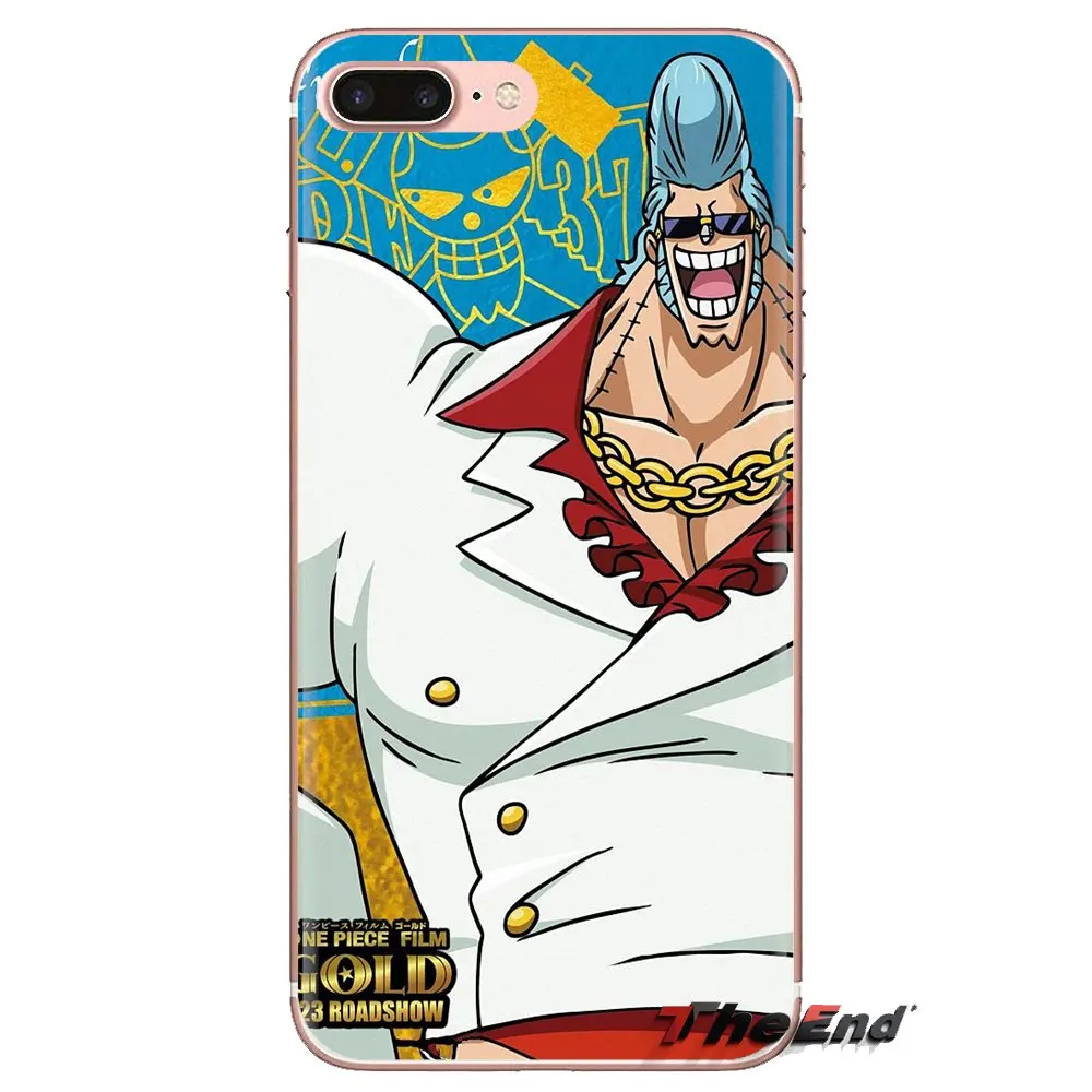 Аниме one piece Franky TPU прозрачная сумка чехол для sony Xperia Z Z1 Z2 Z3 Z5 compact M2 M4 M5 E3 T3 XA Aqua LG G4 G5