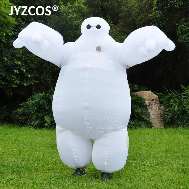 JYZCOS надувной костюм для взрослых Baymax косплея на Хэллоуин новый большого героя 6