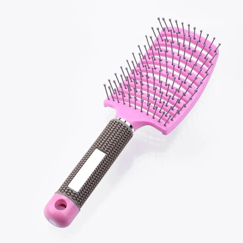 

Hair Scalp Massage Comb Hairbrush Bristle Nylon Women Wet Curly Detangle Hair Brush for Salon Hairdressing Styling Tools