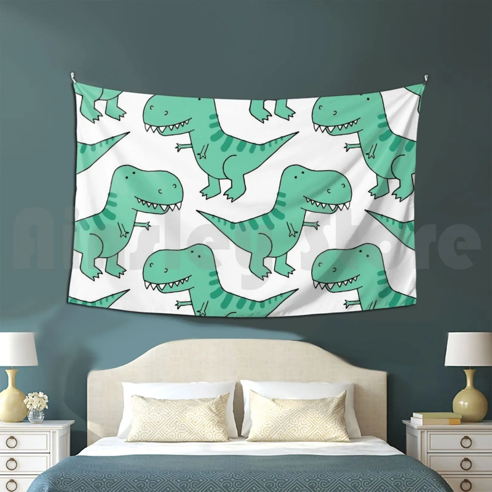 

Фон с принтом динозавра, гобелен, настенный динозавр, динозавр, тирекс, Рекс, Rawr, Роар, мультфильм, милая забава для мальчиков