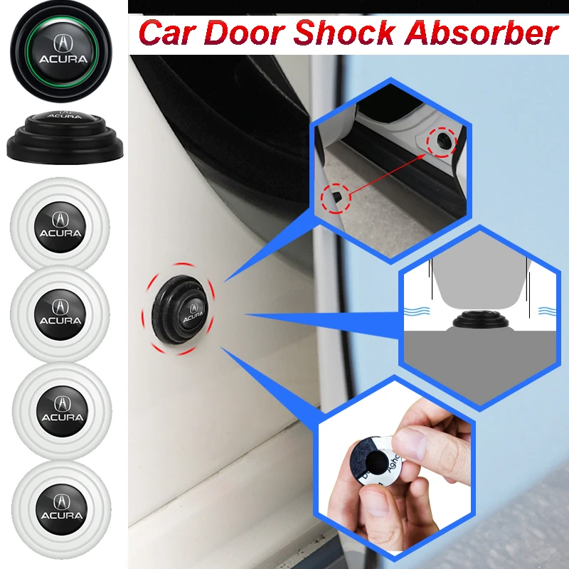 4 шт. автомобильные дверные буферы звукоизоляционные аксессуары для Acura MDX RDX TSX RSX