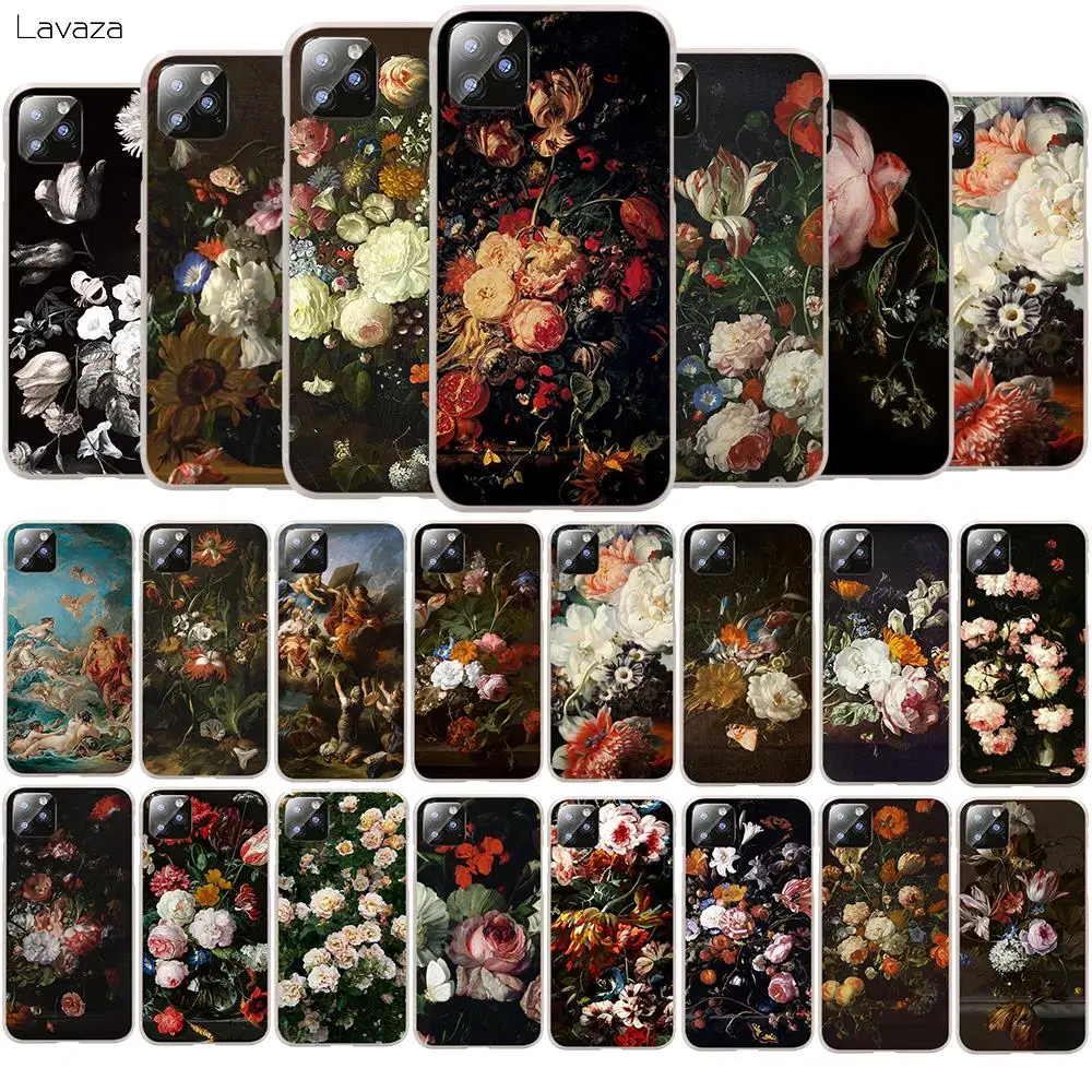 Классический Цветочный Твердый чехол для телефона Apple iPhone 11 Pro Чехол Max