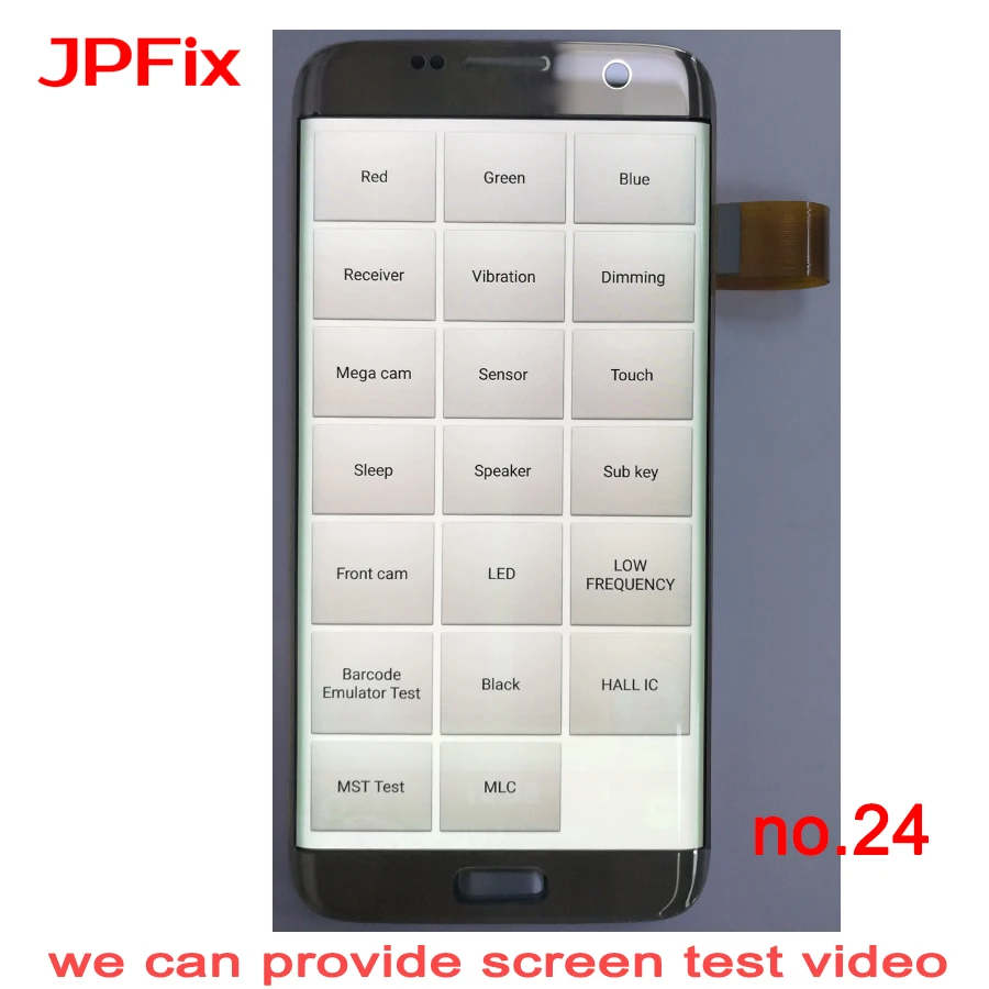 Дисплей JPFix для Samsung S7 edge LCD G935A G935FD G9350 и сенсорный экран дигитайзер сборка с