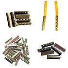 200 шт. набор металлическими наконечниками DIY наконечники для шнурков для ремонта головки Замена для обувные шнурки 4 цвета