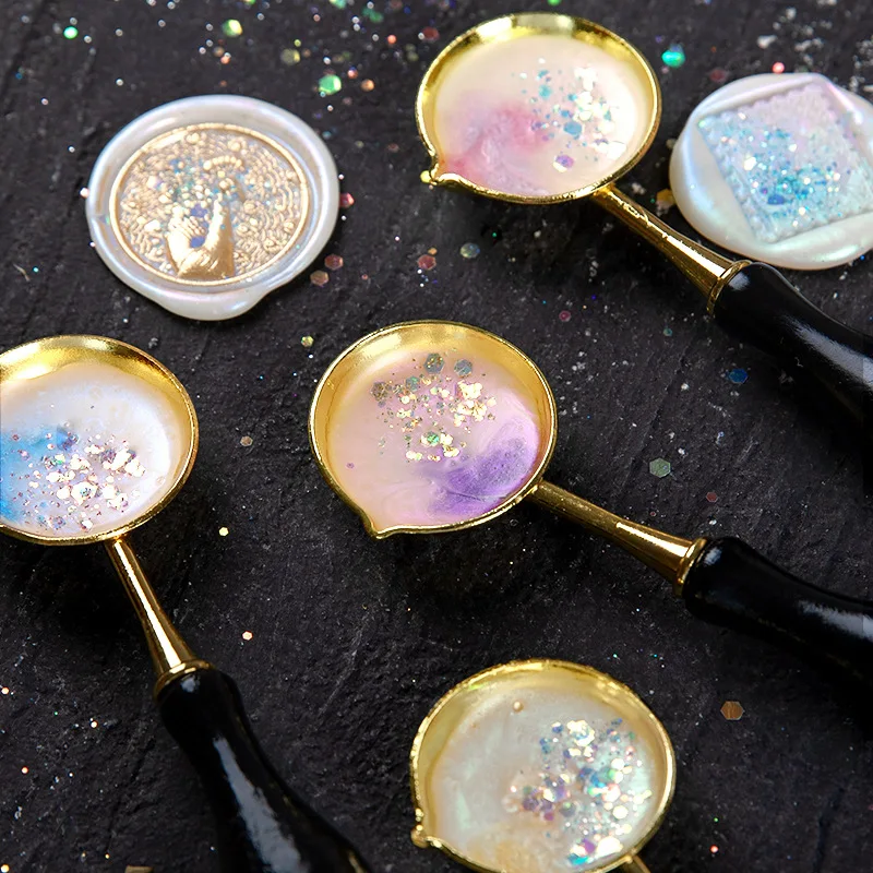 8 Colors Wax Seal Stamp Gold Powder Cream Glitter Pearl Color Aurora Retro Scrapbooking for Envelope Wedding Invitation Diy | Дом и сад