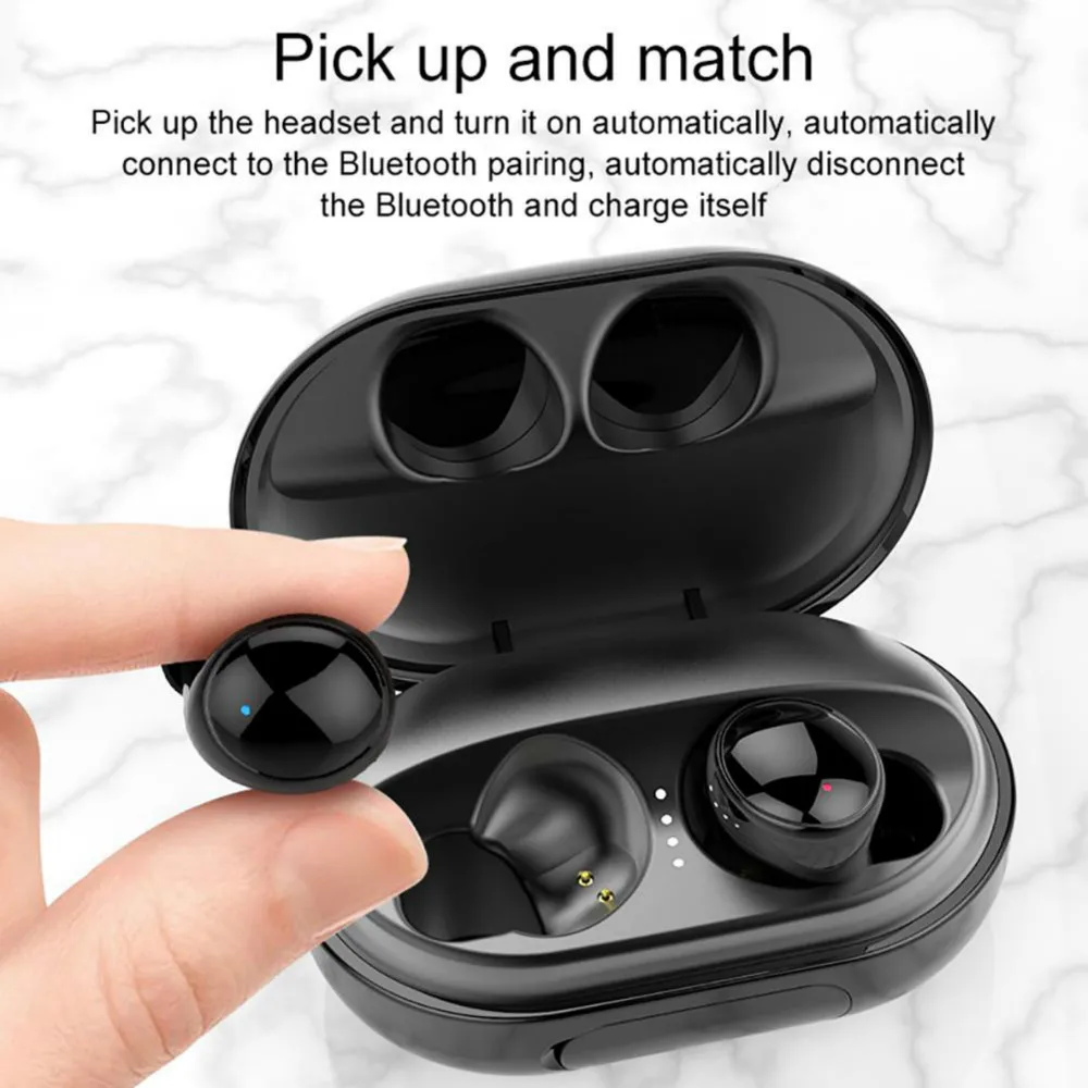 TWS беспроводные Bluetooth наушники IPX8 водонепроницаемая Спортивная гарнитура