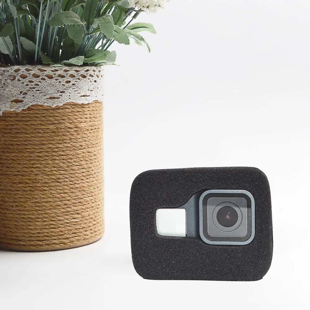 Для GoPro 8 лобовое стекло Ветер шумоподавление губка пена чехол Корпус для Спорт
