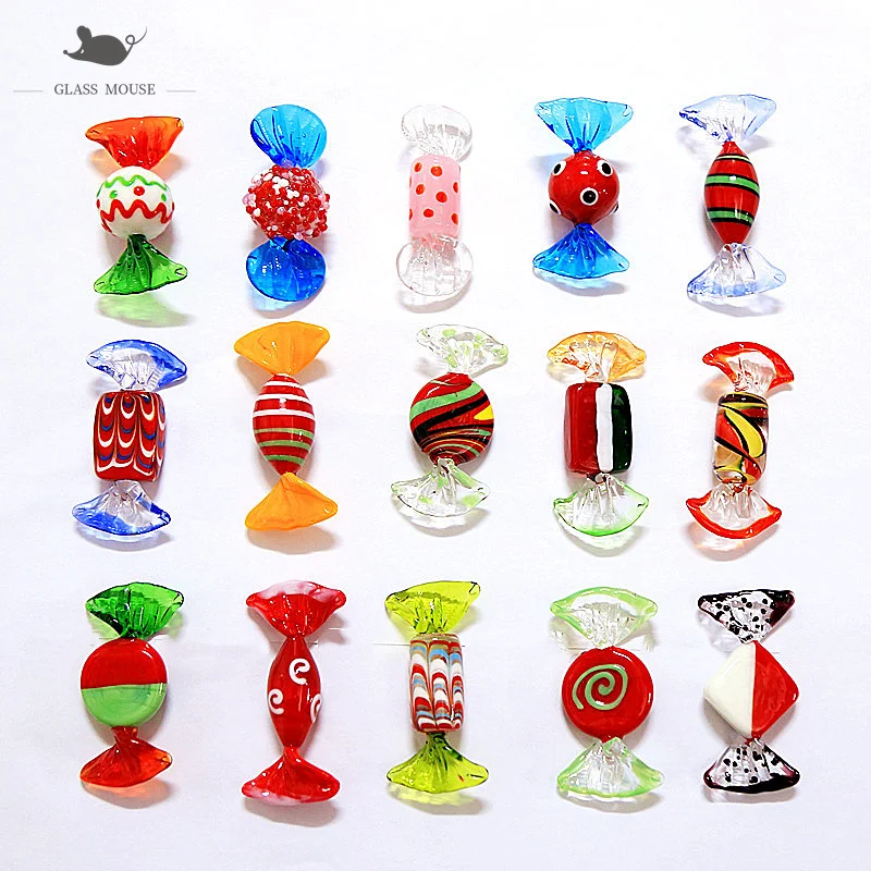 На заказ 4 5 см декоративная из муранского стекла яркие украшения лэмпворк ручной