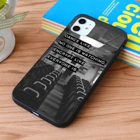 for iphone encrypt like everyone is watching bw bg soft tpu border apple iphone case