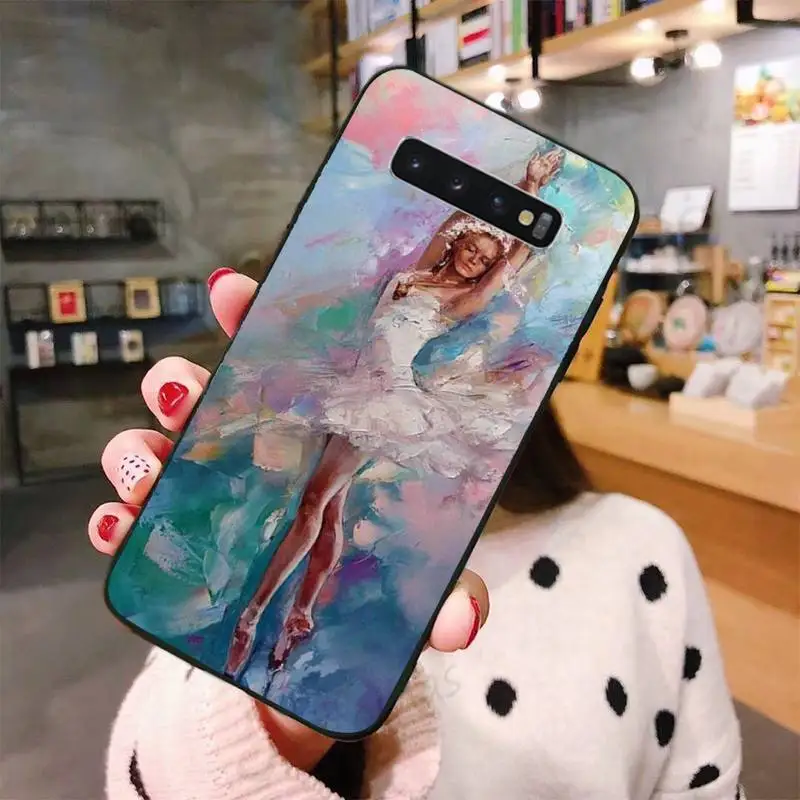 

Ballerina Dance Ballet Girl Shoes Phone Case For Samsung A50 A51 A71 A20E A20S S10 S20 S21 S30 Plus ultra 5G M11 funda shell