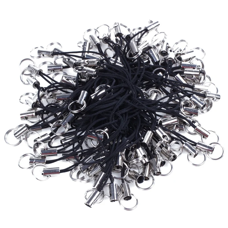 Lot of 100 Pieces Portable Lanyard in Nylon for Telephone Tether Cord Phone Carrying Chain MP3 Key USB Keychain Holder ID | Мобильные