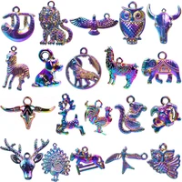 mix animal charm accessories for women men 20pcslot sloth charm pendants diy jewelry making necklace earrings handmade material