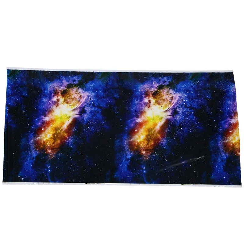 2 Pcs 1 Meter Hydrographic Film Water Transfer Printing Hydro Dipping Star Universe & Reeds Camo |
