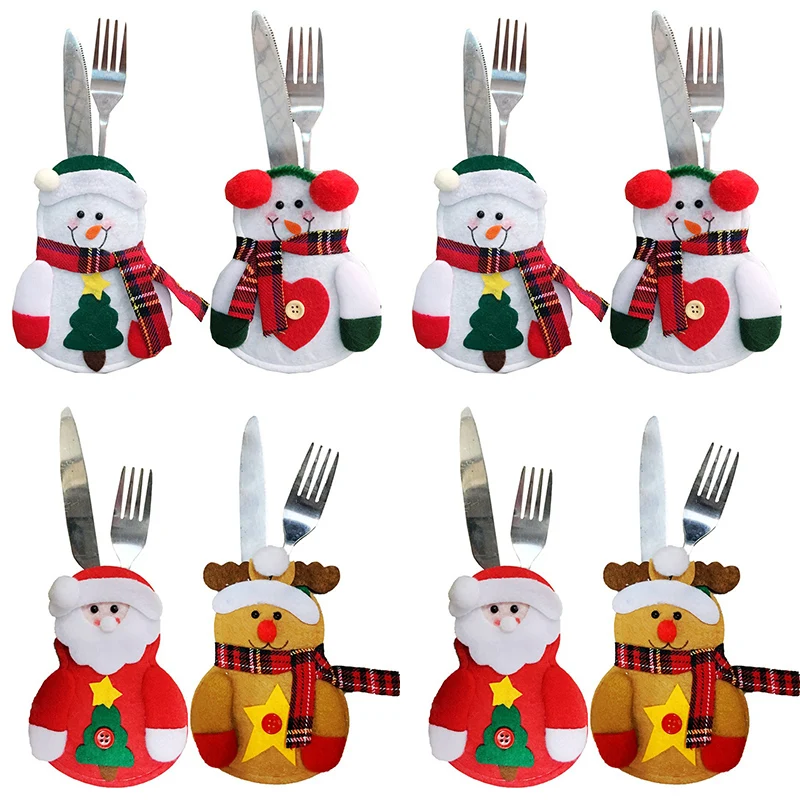 Рождественские украшения держатель для кухонной посуды с изображением