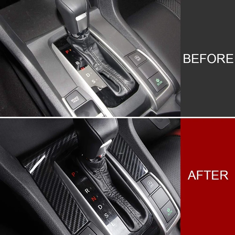 Центральная консоль из АБС углеволокна панель переключения передач рамка