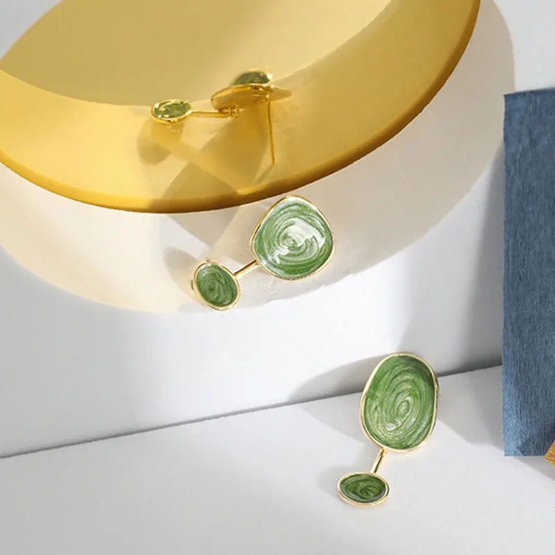 

Geometric Drop Earrings Gift For Women Sterling Silver 925 Earring Designer Fashion Gold Earings Aretes Largos De Mujer Jewelry