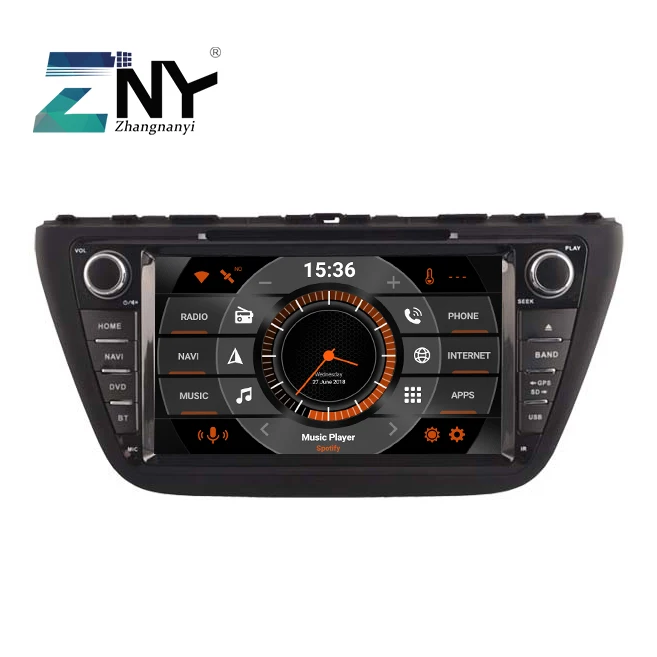 Автомагнитола 8 дюймов Android 10 GPS для Suzuki SX4 S Cross 2014 2015 2016 2017 FM мультимедиа DVD DSP аудио