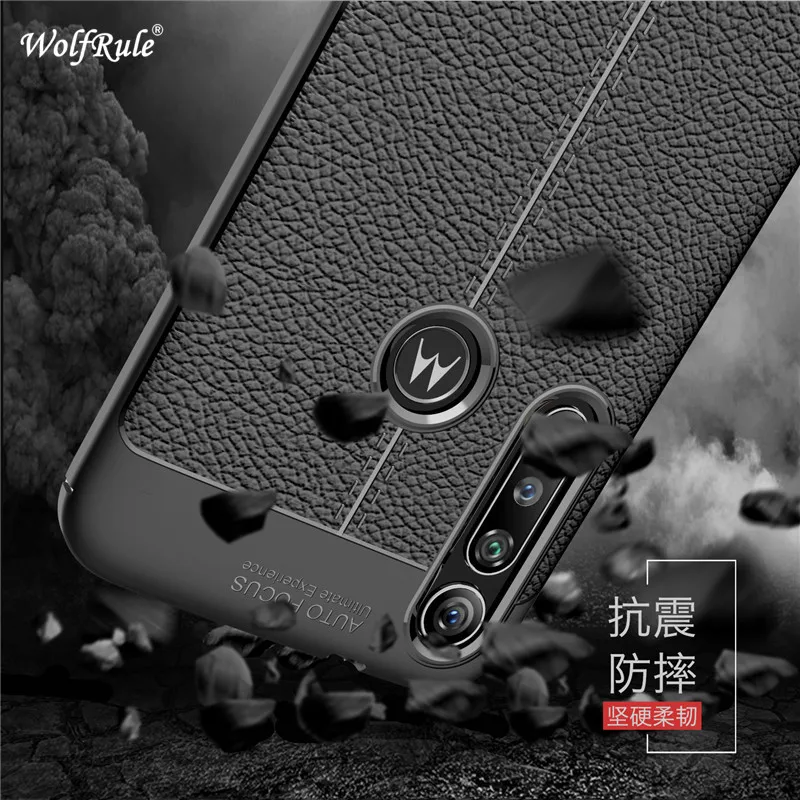 

Чехол для Motorola Moto G8 Plus, чехол для Moto G8 Plus, противоударный роскошный кожаный мягкий чехол из ТПУ для Motorola Moto G8 Plus, чехол