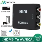 Адаптер скалера WVVMVV HDMI-совместимый с AV, композитный преобразователь HD-видео в RCA AVCVSB LR 1080P, поддержка PAL NTSC