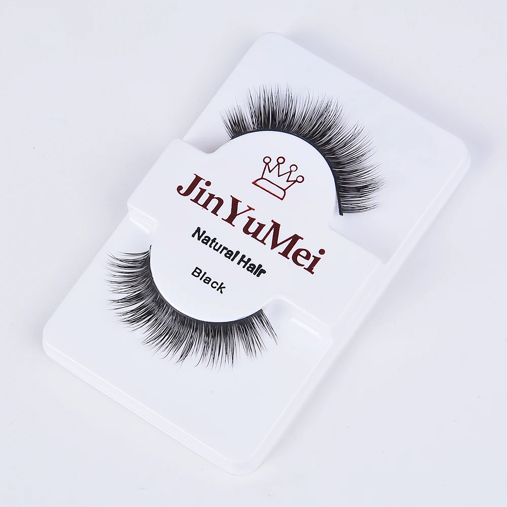 Норковые накладные ресницы 3D профессиональные натуральные без клея густые