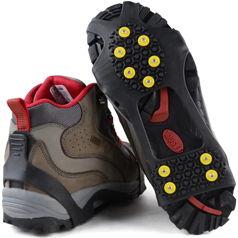 Уличная нескользящая обувь с 10 зубьями и шипами для подледной рыбалки | Спорт