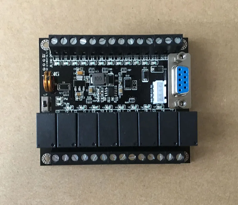 Программируемый контроллер PLC DC 24V регулятор ПЛК FX1N 20MR промышленный контрольный