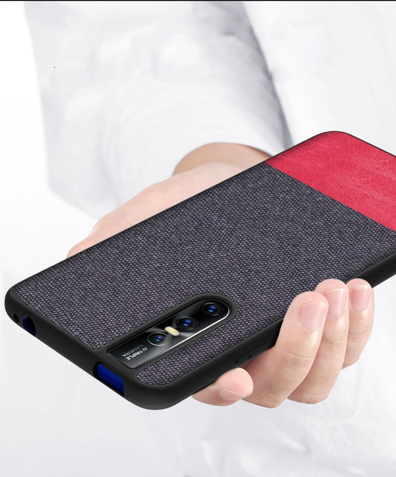 Защитный противоударный чехол s для Vivo S1 Pro Nex 3 X27 V17 тканевый Мягкий бампер