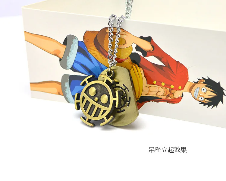 Аниме один кусок Обезьяна D Луффи ожерелье хотел заказ соломенная шляпа кулон