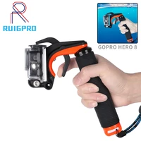 shutter trigger diving buoyancy stick floating hand grip for gopro hero 8 hand grip black shutter control shooting bracket