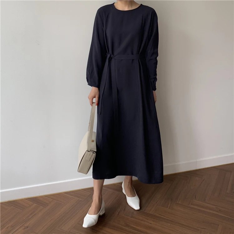 Женское прямое платье на шнуровке Colorfaith винтажное Элегантное повседневное