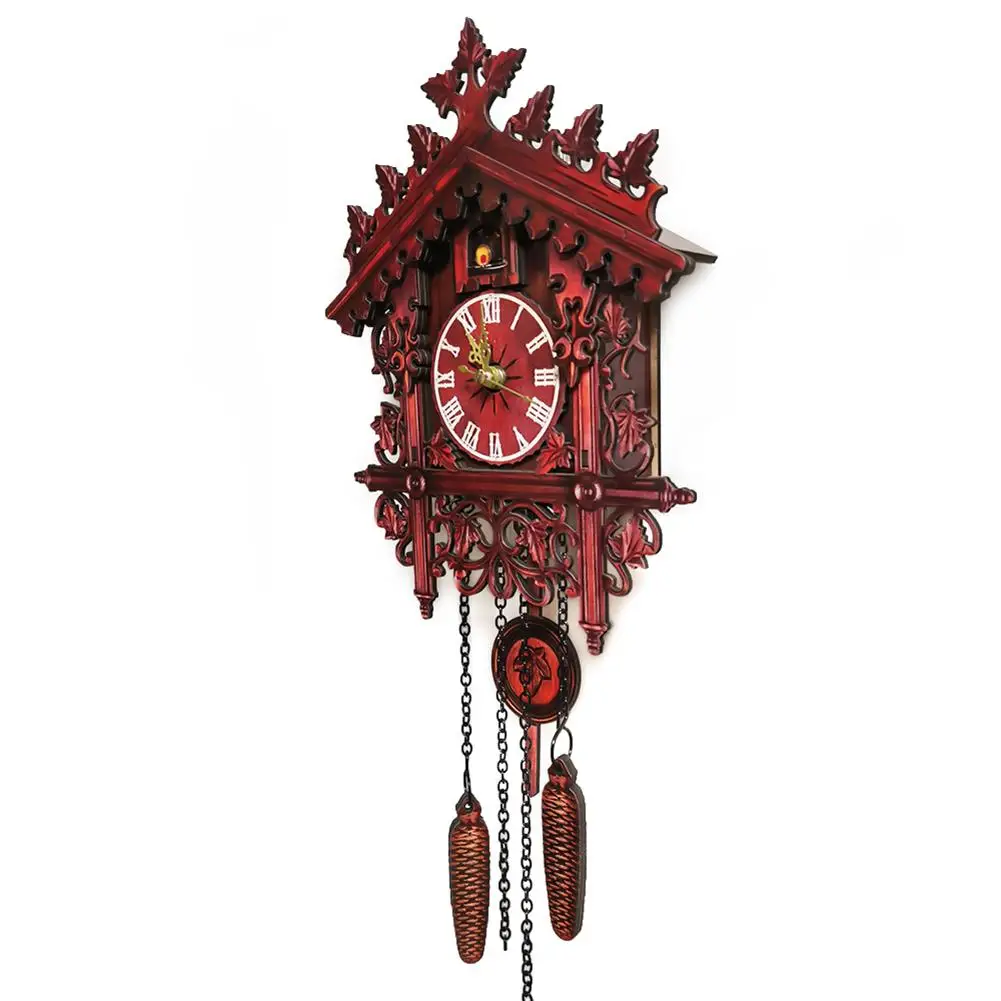 Часы Cuckoo для гостиной настенные часы с черным лесом деревянные ручной работы