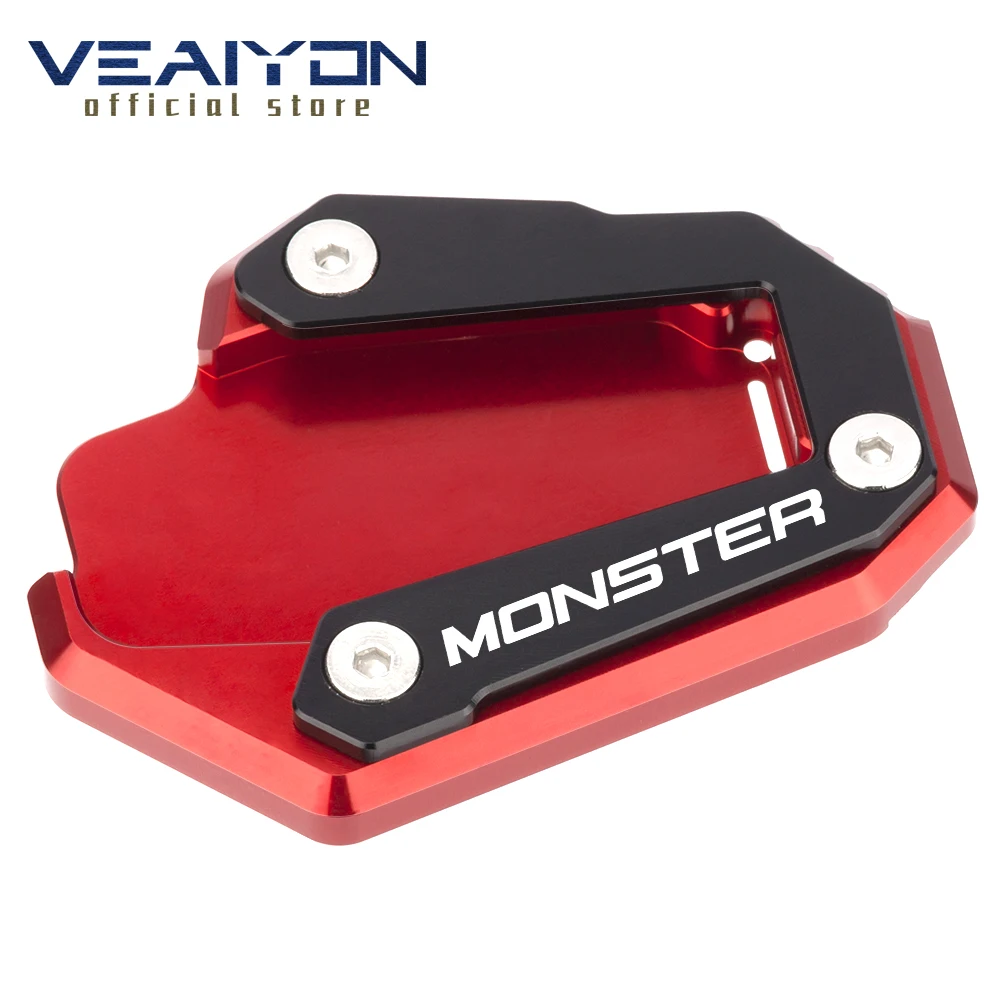 

Motorcycle Accessories For Ducati monster 1200S 2015 2016- 2019 2020 For motorcycle Pad Kickstand Foot Side Stand Enlarger Plate