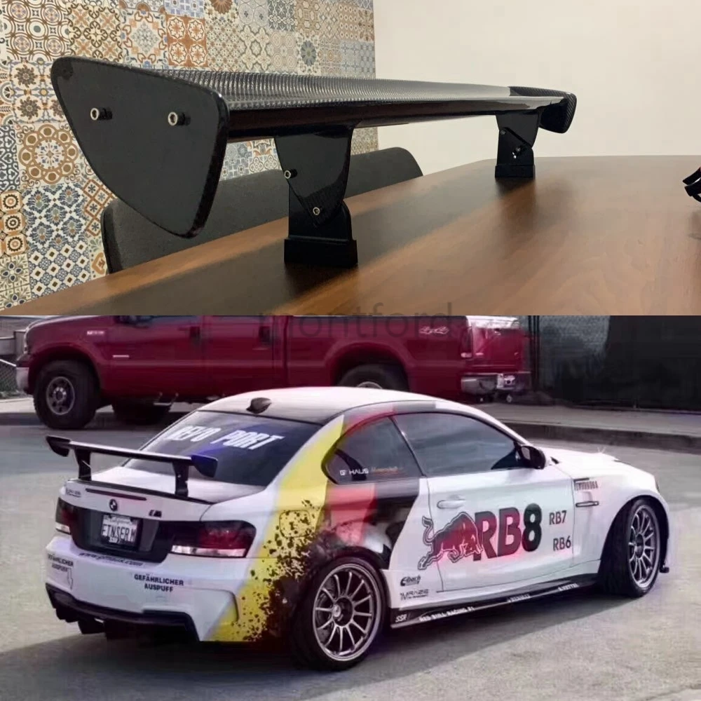 Задний спойлер из углеродного волокна для BMW 1M M3 E82 E87 E90 E92 E93 F30 F10 Revozport Style GTS -