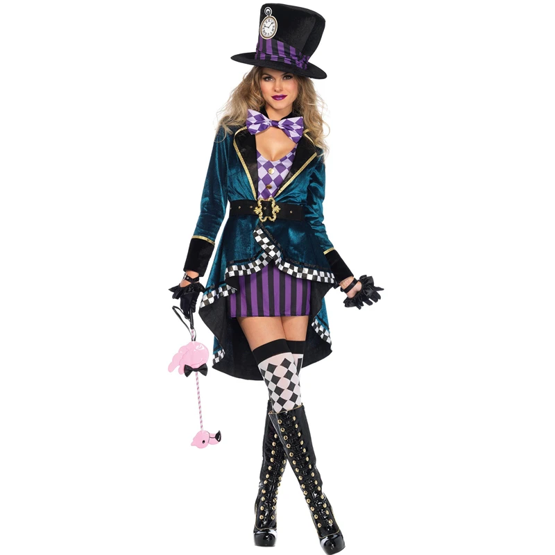 

Halloween Costumes For Women Magician Dress Circus Animal Trainer Cosplay Performance Clothing Carnival Party Costume Adults