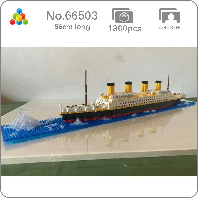 3D Модель YZ 66503 из фильма Титаник корабль лодка Iceverg сделай сам 1860 шт. маленькие