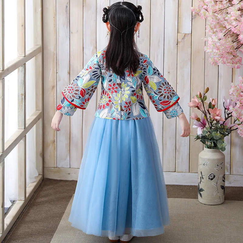 

Girl Han Dynasty Dance Wear Hanfu Chinese Traditional Folk Costume Fairy Cosplay Clothes Oriental Ancient Princess Suit