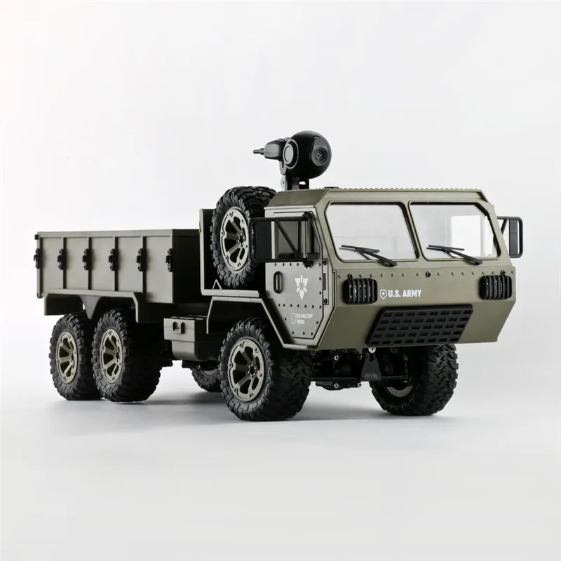 WIFI FPV военный грузовик с HD камерой 2 4G 6WD телефон Дистанционное управление