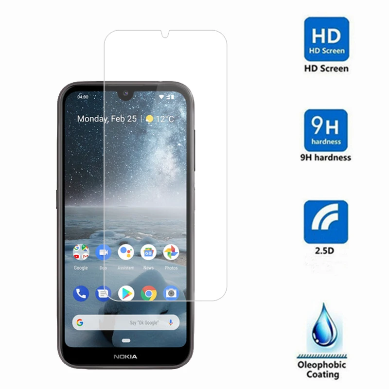 2 uds. Para Nokia 4,2 vidrio para Nokia 4,2 pel&iacute;cula de vidrio templado pegamento total duro Protector de pantalla del tel&eacute;fono vidrio Protector para Nokia 4,2-1