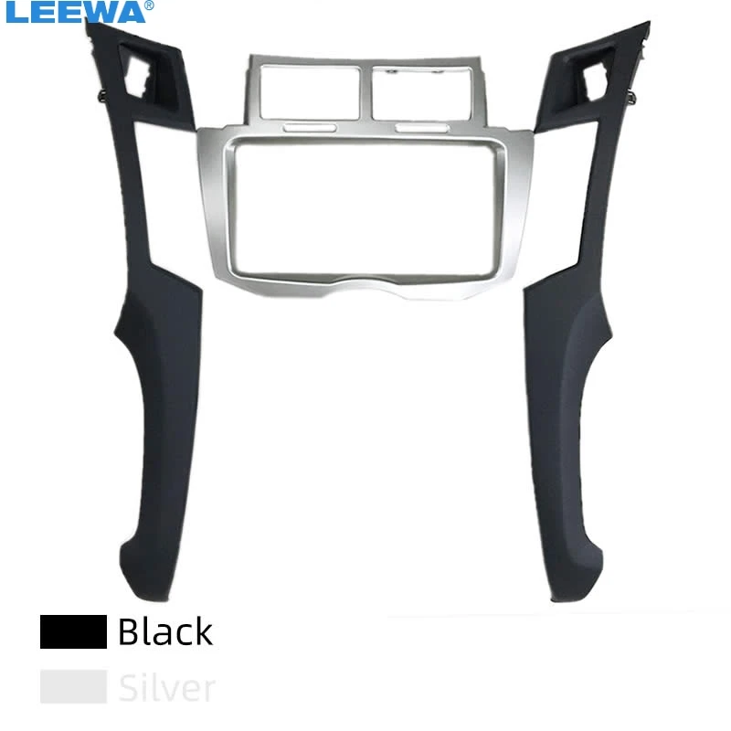 Автомагнитола LEEWA 2DIN с DVD рамкой адаптер фасции для Toyota Yaris Vitz Platz комплект