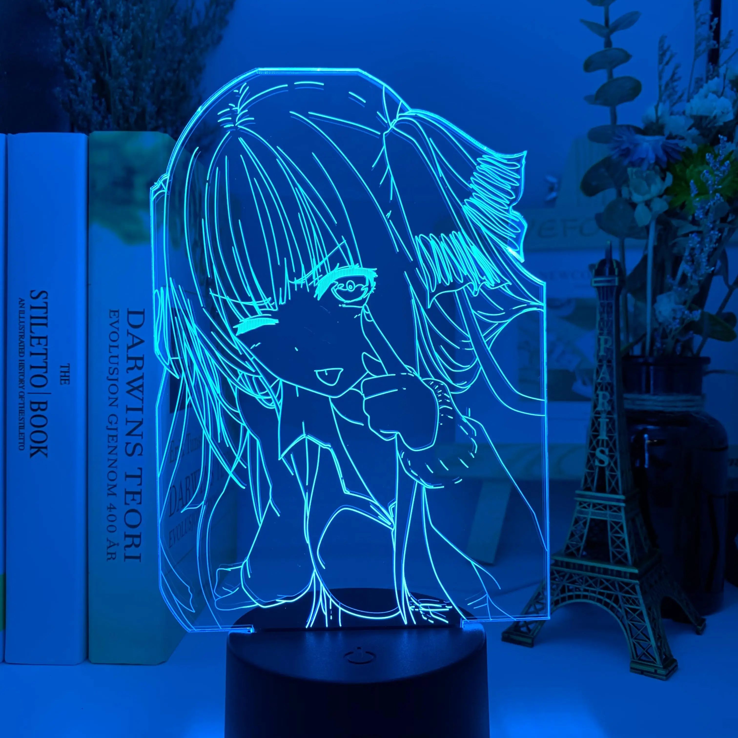 

3D The Quintessential Quintuplets Nino Nakano LED Night Light for Bedroom Decor Nightlight Birthday Gift Anime Lamp Nino Nakano