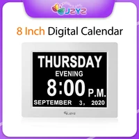 8 inch digital calendar photo frame 1024x768 remote control function picture video player music calendar day clock album gift