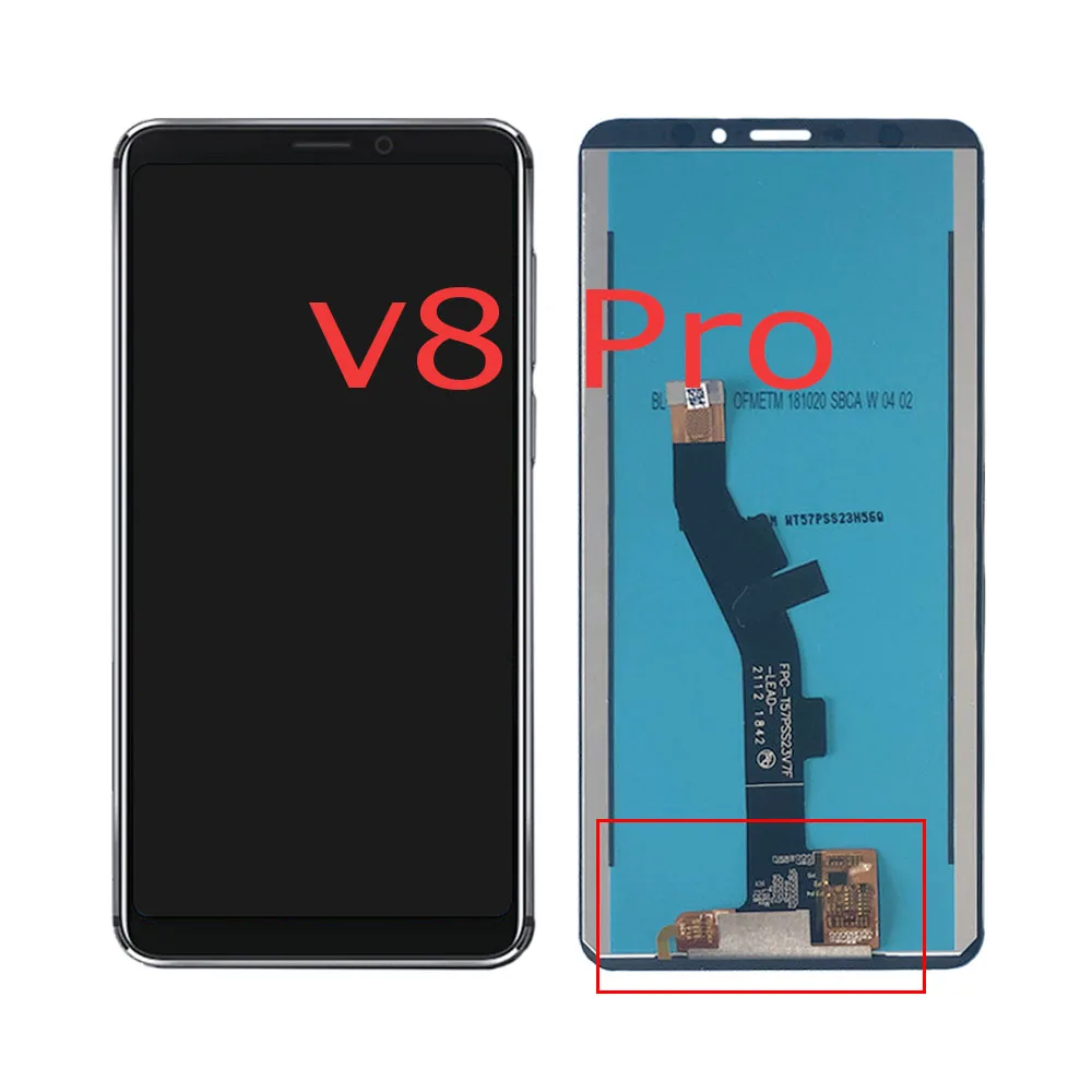 5 7 &quotдля MEIZU V8 / Pro ЖК-дисплей Дисплей кодирующий преобразователь сенсорного