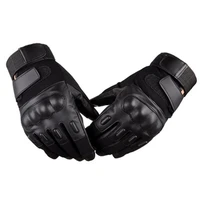 carbon fiber shell mens gloves men women army military cycling driving motorcycle gym anti slip pu leather tactical gloves