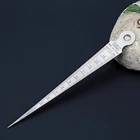 Метрические 0-15 мм измеритель зазора с отверстием Нержавеющаясталь стрелочный индикатор наклона датчика Клин линейка щуп конус отверстие линейка для деревообработки