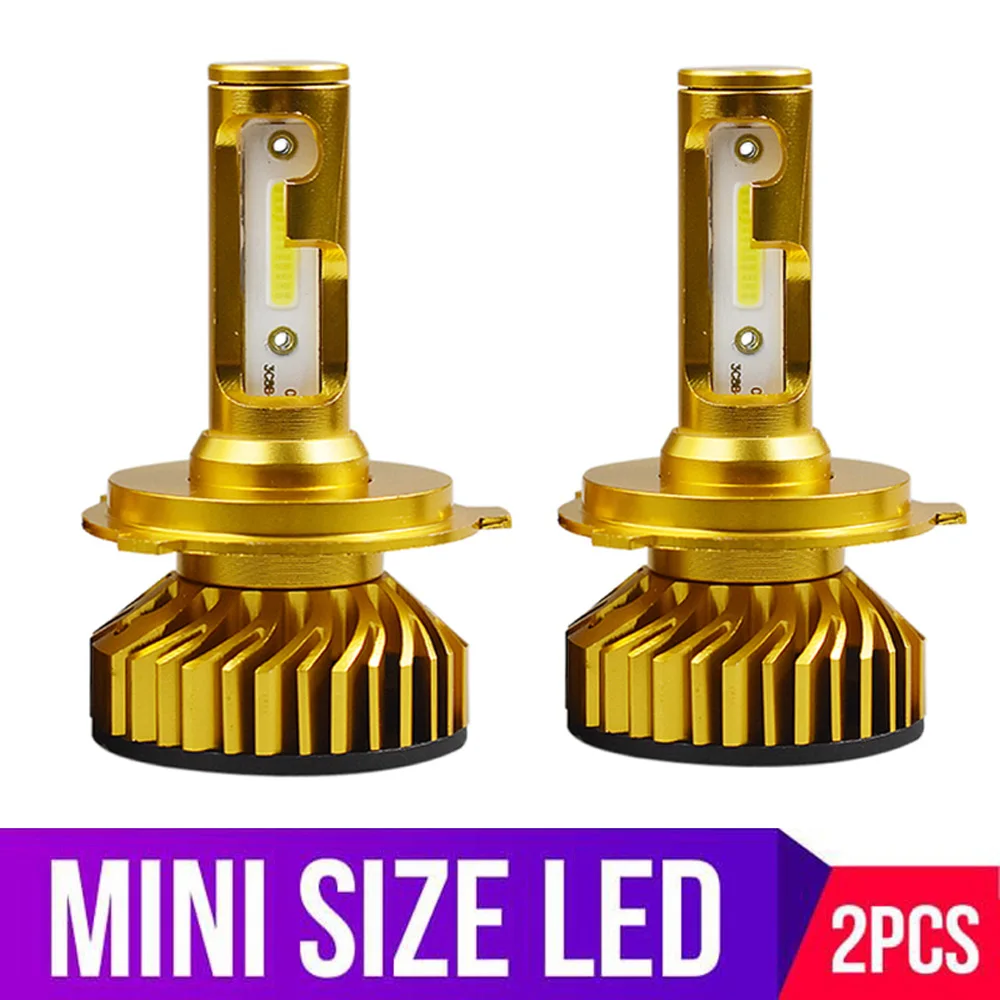 Elglux Автомобильные фары H7 LED H4 светодиодный H1 H11 H3 H13 H27 880 9006 9007 80 Вт 6500 лм K 12 в 24 В COB