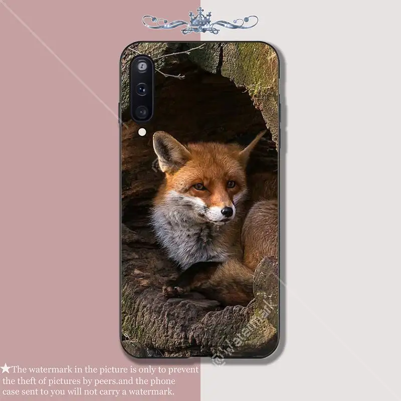 Роскошный чехол для телефона Motirunner Red Fox Samsung galaxy A 01 11 20 30 31 40 50 51 70 71 80 81 91