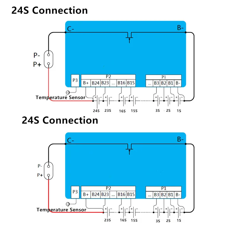 Смарт плата BMS 14S ~ 24S 100A 150A 200A 300A 400A для защиты аккумулятора 1 а/2 а с приложением