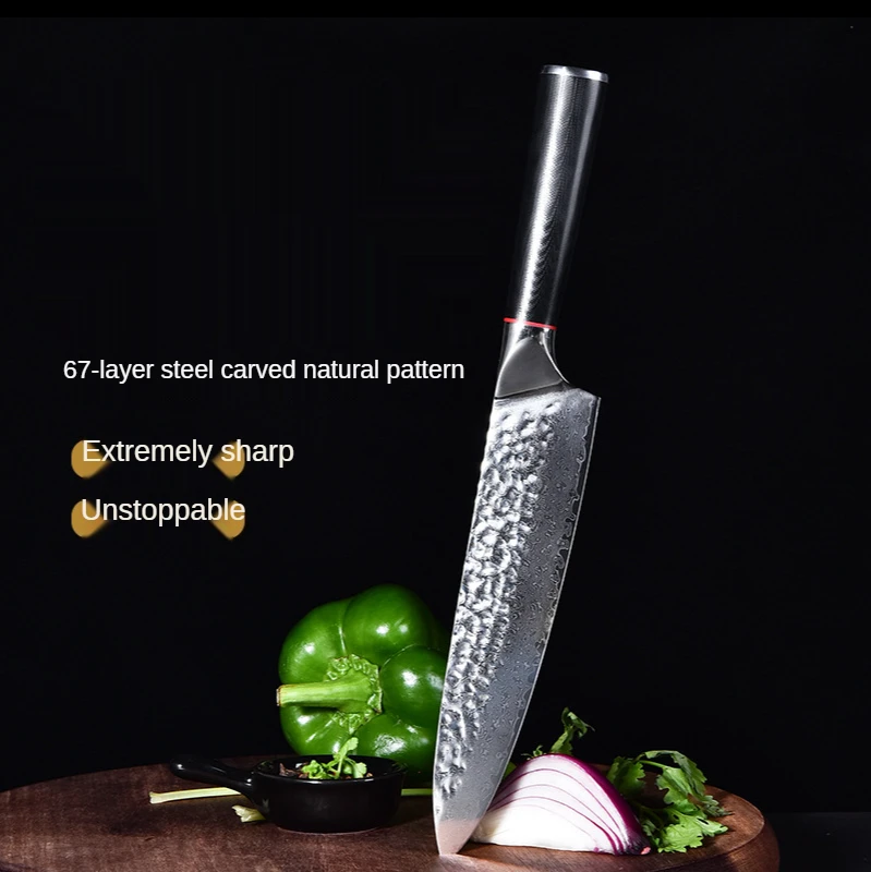 

Damascus Steel Kitchen Knives Chef Knife Cooking Meat Cleaver Household Small Kitchen Knifes Super Sharp Slicing Knife
