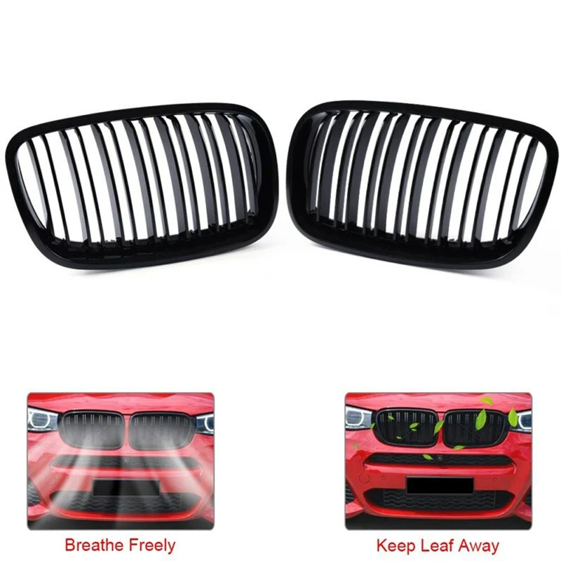 

Глянцевая черная передняя решетка для BMW E70 E71 E72 X5 X6 2007-2014