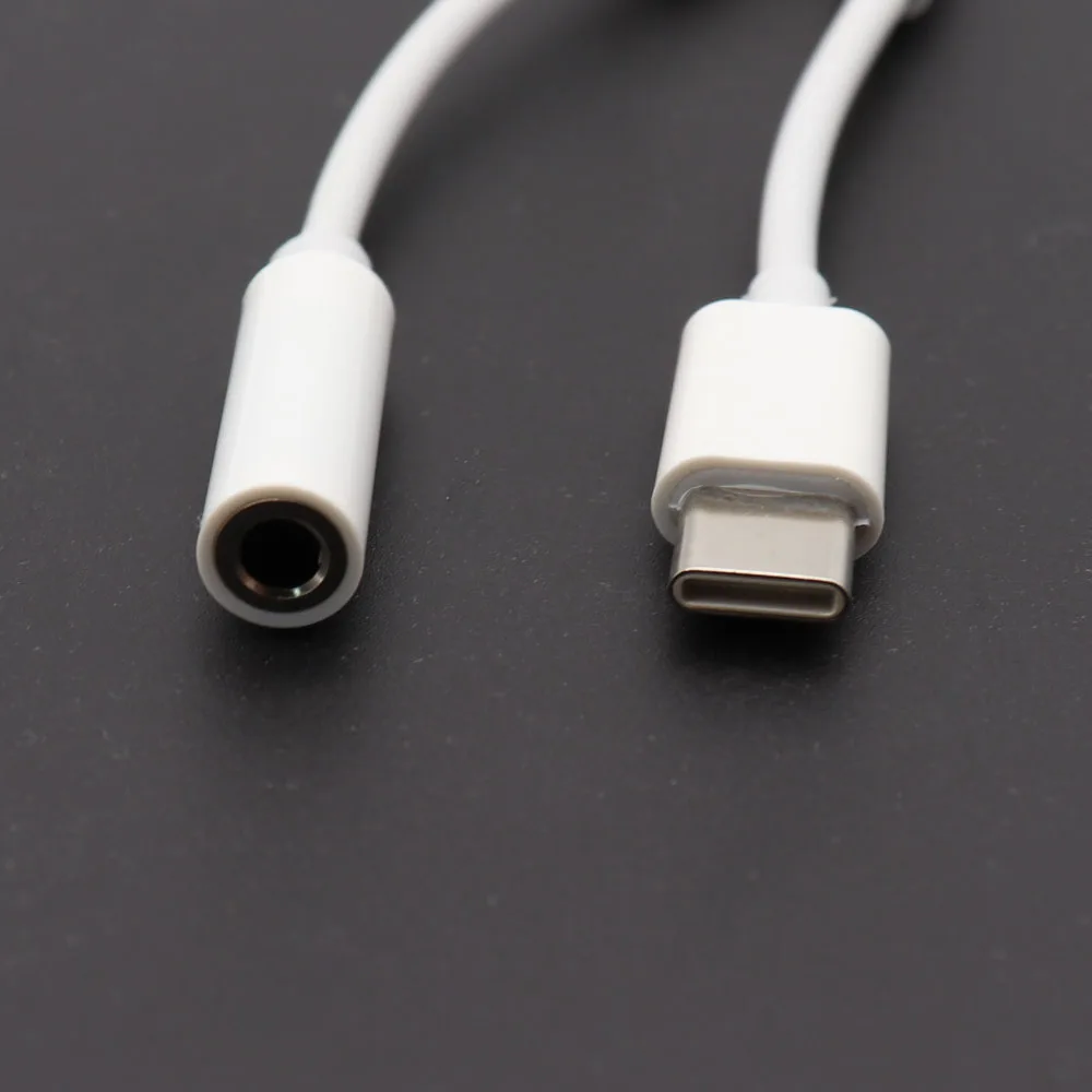 Кабель с разъемом USB типа C для 3 5 мм разъем наушников адаптер конвертер на обоих